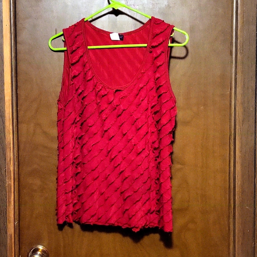 Frilly tank top